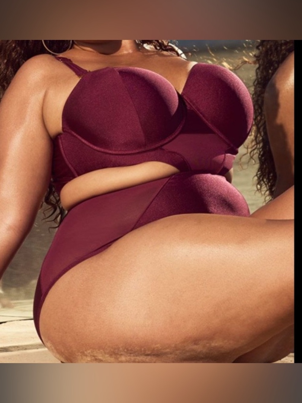 GabiFresh x Swimsuits For All Maroon Gravitron 24G/H